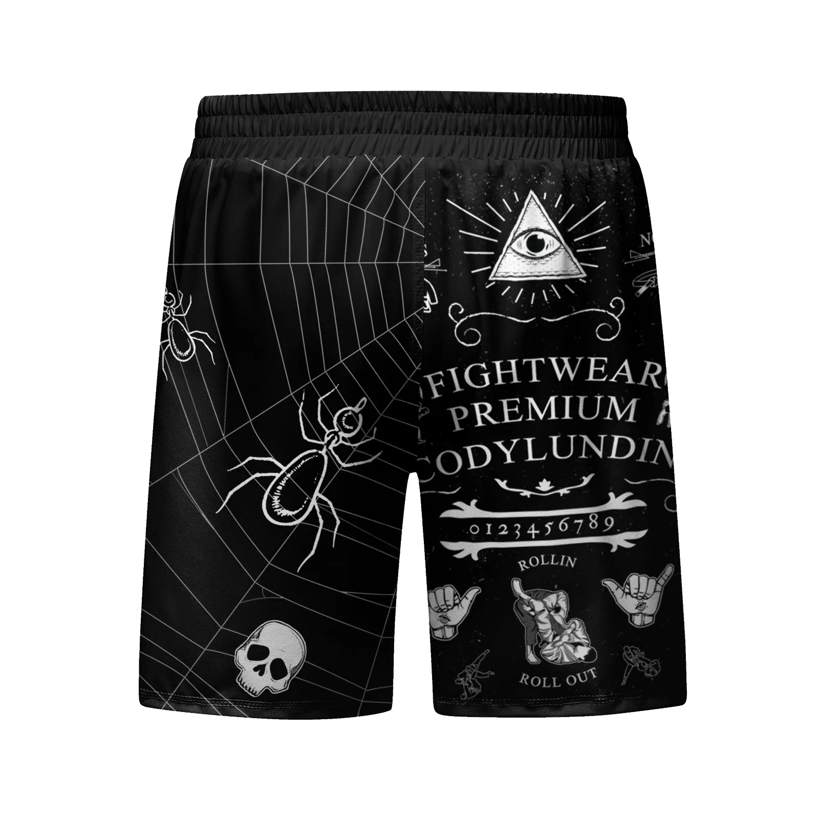 Cody Lundin MMA Fight BJJ Jiu Jitsu Thai Boxing Shorts for Men Sublimated Pants Breathable Elastic Bjj Shorts Stappling Clothing