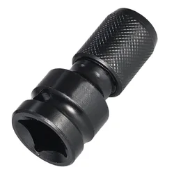 Quick Release 1/2-Inch Square Drive to 1/4-Inch Hex Female Socket Adapter Converter Chuck Adaptor for Impact and Ratchet Wrench