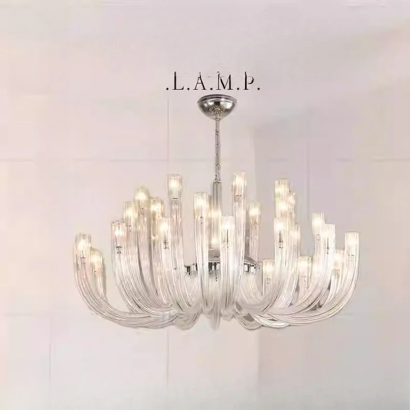 

Living room designer light luxury dining room crystal chandelier American simple atmospheric main light
