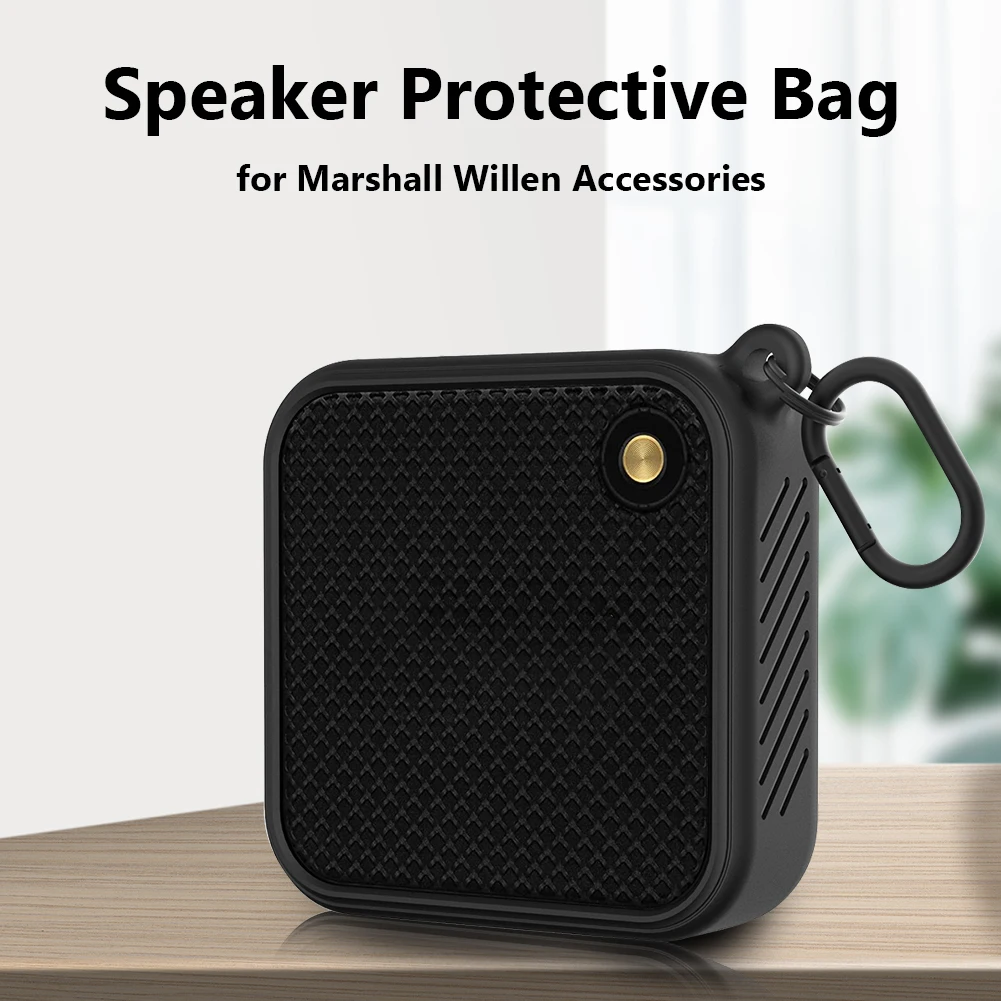 Speaker Silicone Protective Case For Marshall Willen Portable Speaker Cover Anti-scratch Sleeve for Marshall Willen Storage Bag