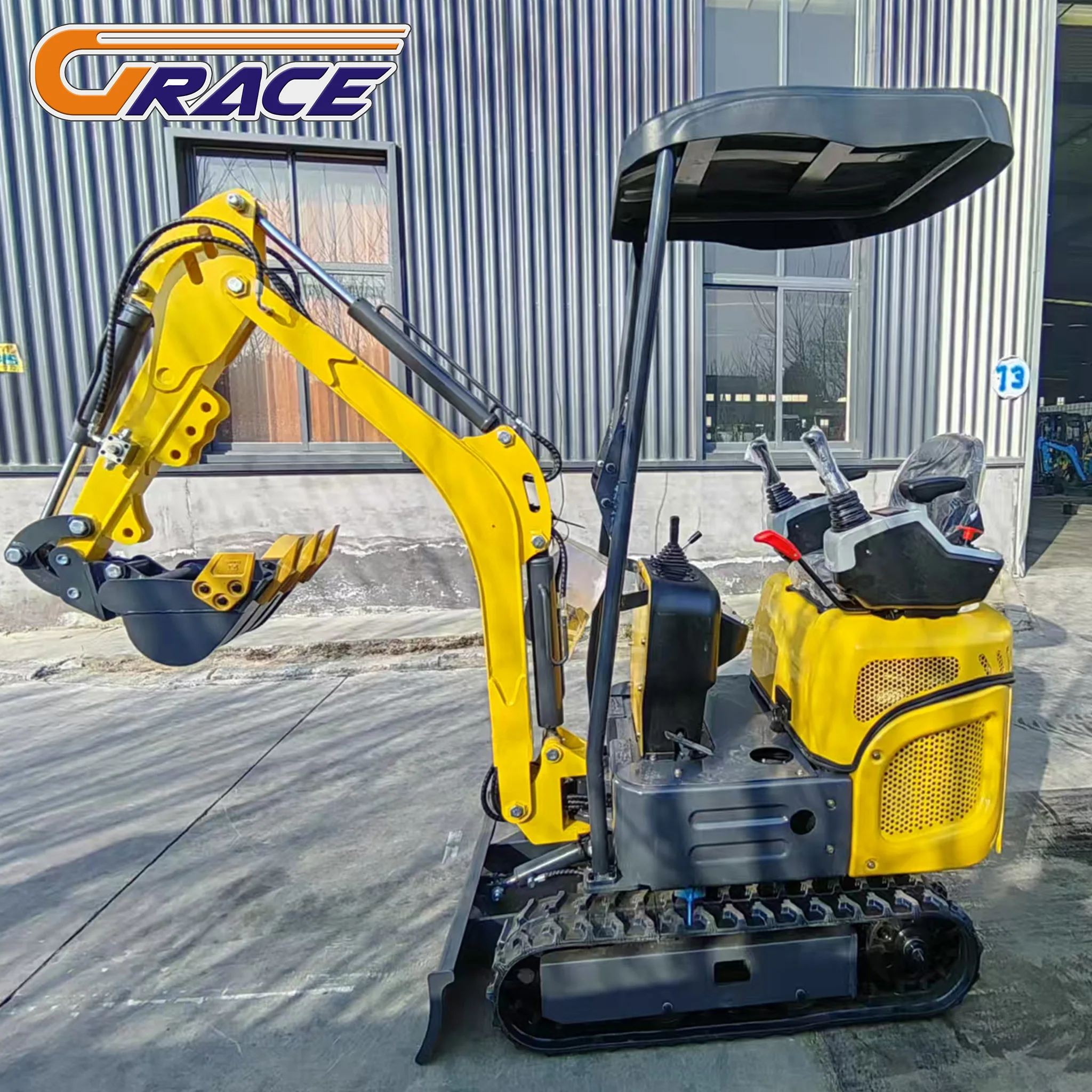 محرك EPA Kubota 1.8 طن حفار زاحف جديد مزرعة حقيبة صغيرة حفارات منزلية مدمجة 1 طن 1.5 طن آلة حفارة صغيرة