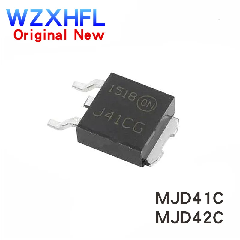 10PCS New J41CG MJD41CT4G MJD41C TIP41C TO-252 J42CG MJD42CT4G MJD42C TIP42C Power Transistors