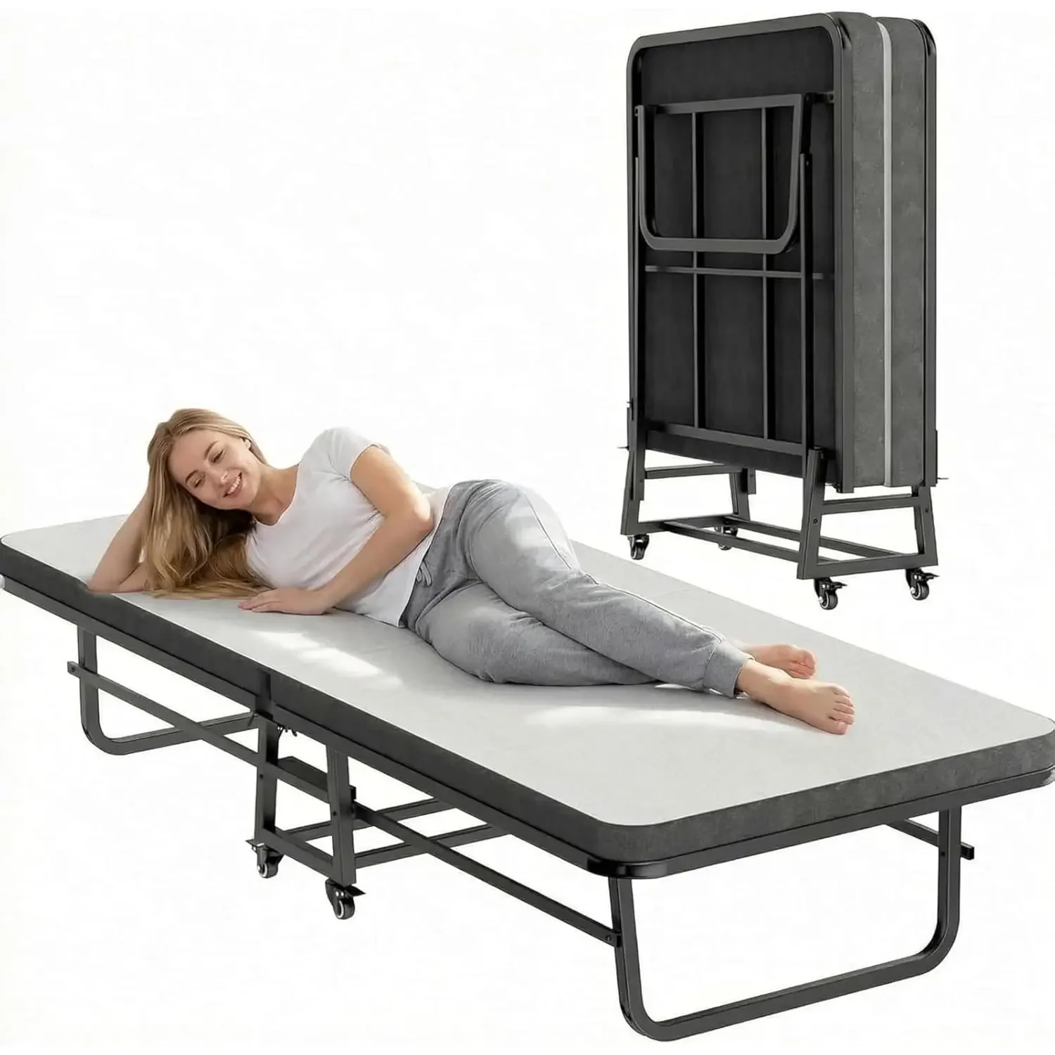 Folding Bed With Ma…