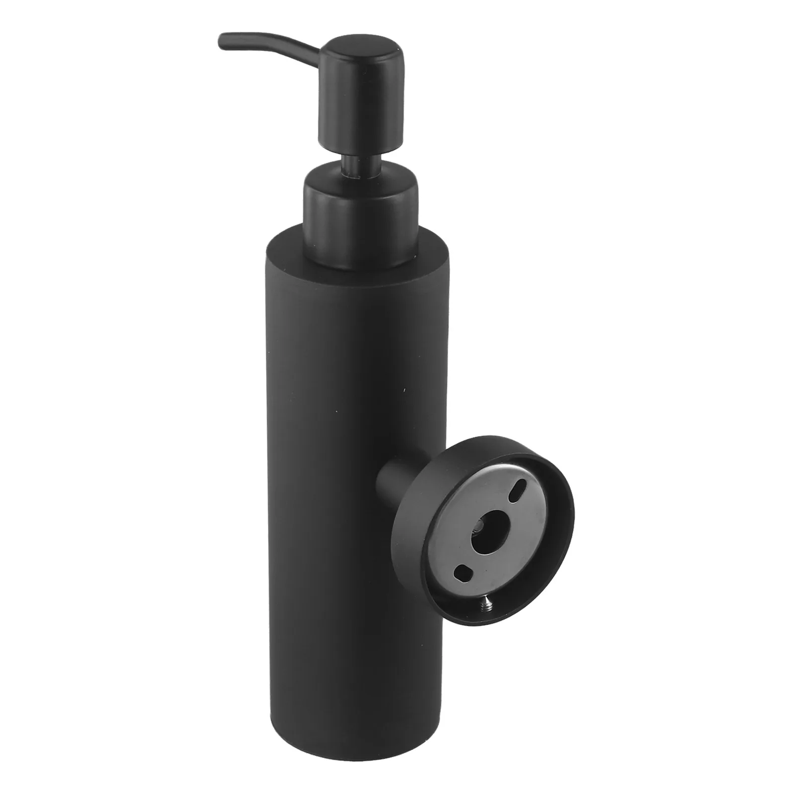 

Bathroom Shampoo Dispenser Bathroom Dispenser Unique Nozzle Design Wall Mounted Design Black And Silver Options