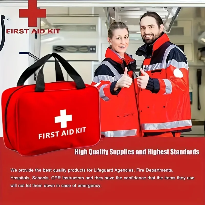 Portable 184piece First Aid Kit, Suitable For Outdoor Hunting, Hiking, Camping And Other Multi-Functional Outdoor First Aid Kits