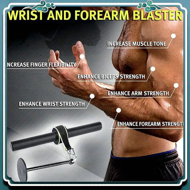 

Reliable 5X Forearm Wrist Roller Exerciser, Wrist Roller & Forearm Roller For Training, Fitness, Arm Strength For Gym And Home