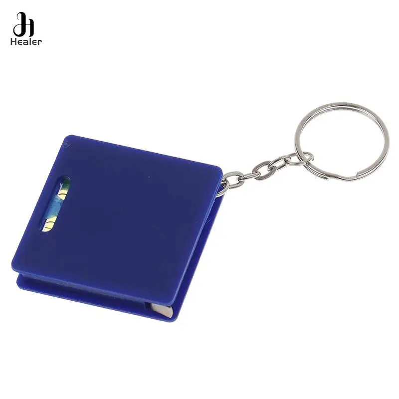 Mini Tape Measure With Key Chain Plastic Portable Retractable Ruler Centimeter/Inch Tape Measure