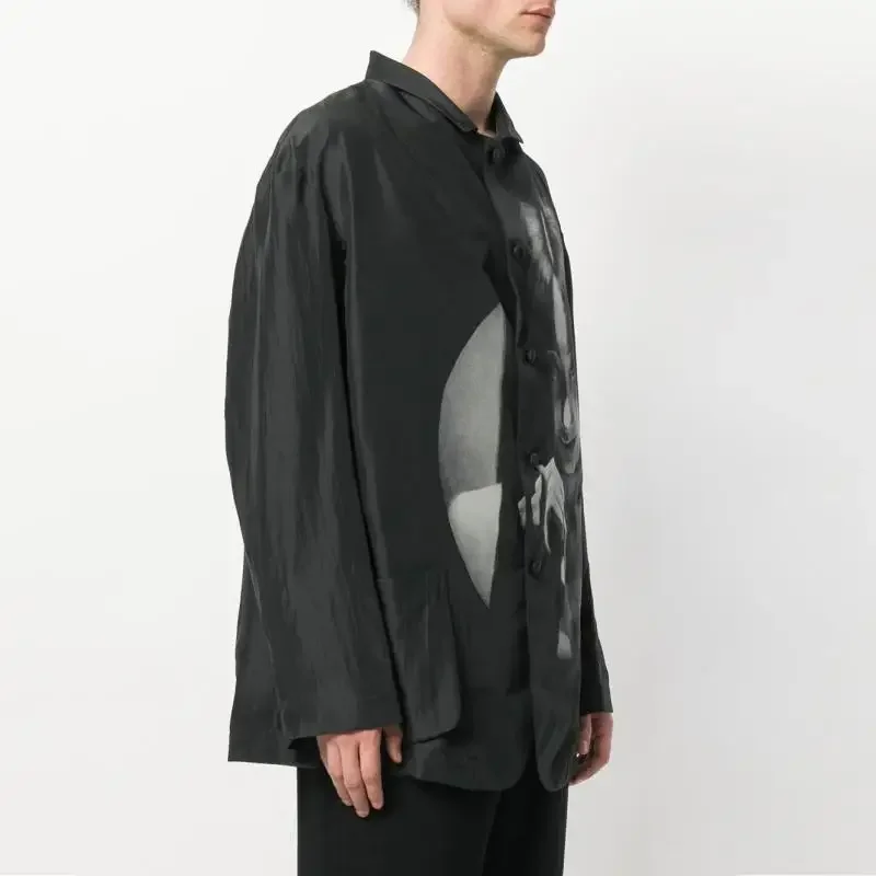 YOJI OOAK بدلة حريرية مطبوعة Yoji Ooak بدلة حريرية مطبوعة طوكيو #4