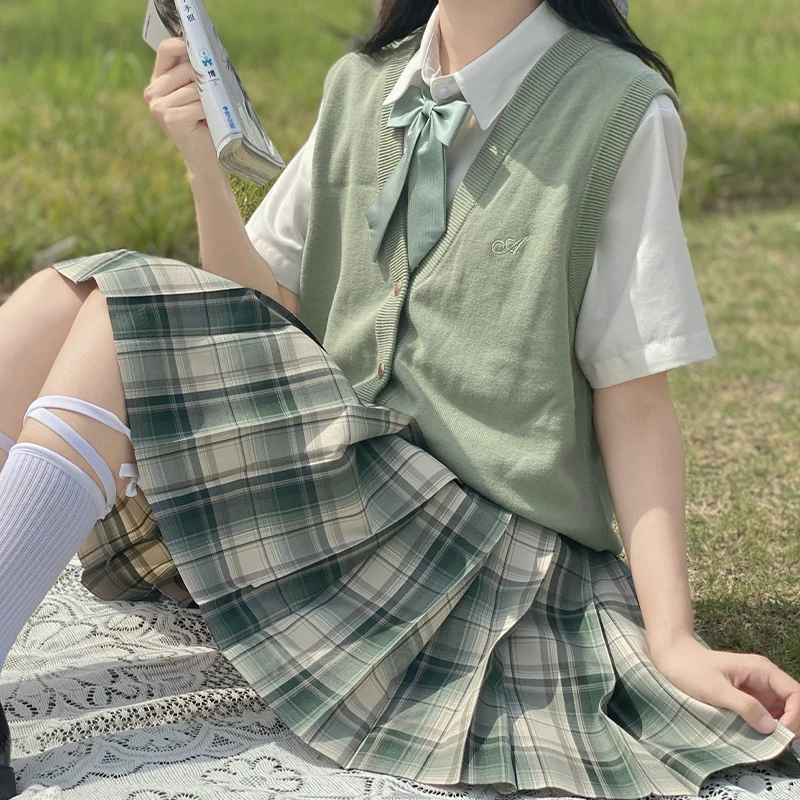 Japão Uniforme Veste Trajes Anime Cosplay Camisola de Algodão Cardigan Menina Da Escola Roupas Estudante Jk Dk Seifuku Faculdade Coreano