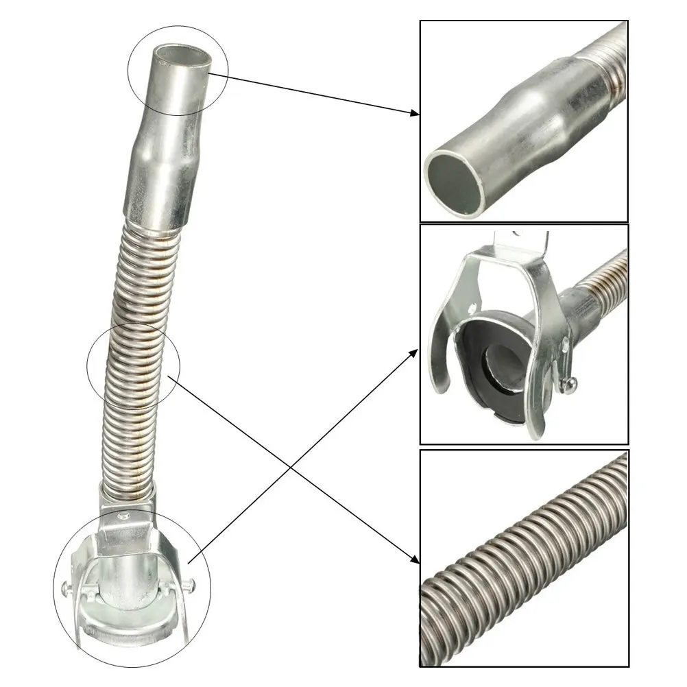 

Gas Can Spout Replacement Stainless Steel High Durability Oil Can Nozzle Universal Gas Spouts for