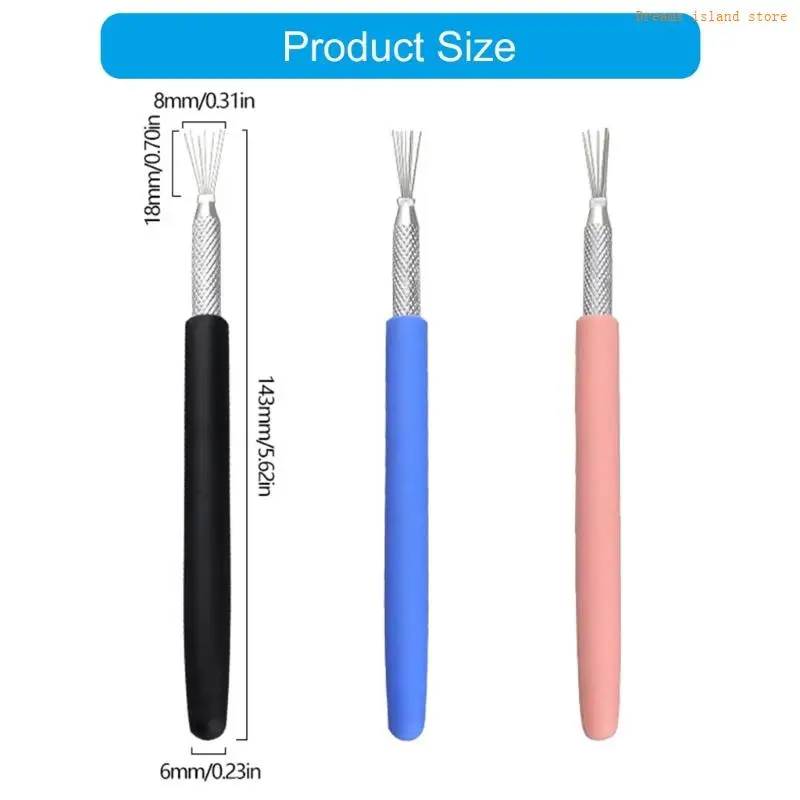3PCS Clay Sculpting Toolle Tool ชุดสำหรับรายละเอียดการสร้างแบบจำลองการสร้างแบบจำลองการแกะสลัก HX6C