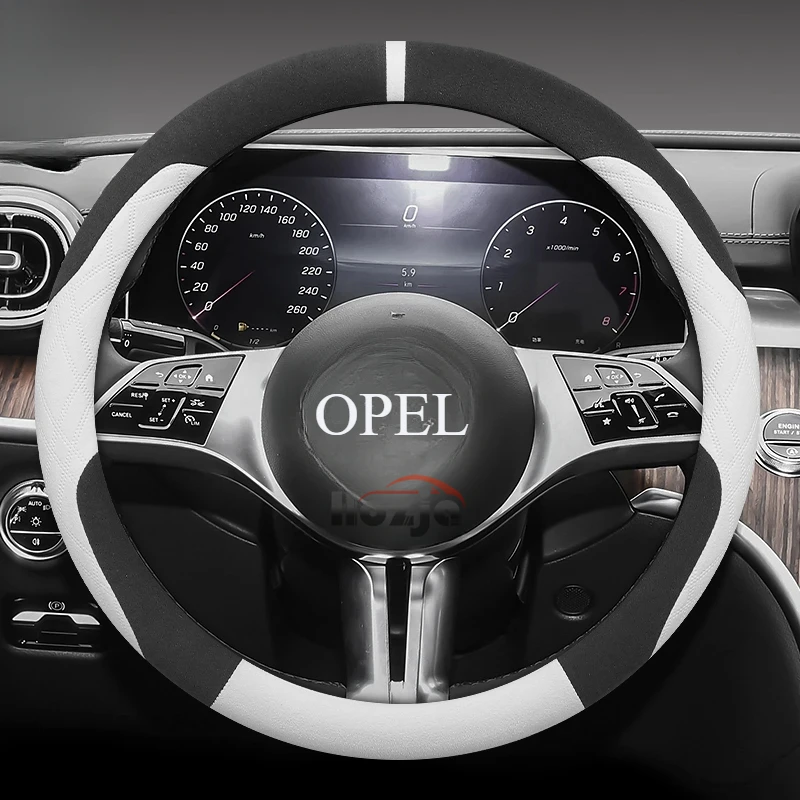 Car Steering Wheel Cover for Opel Adam Agila Ampera Ampera-e Antara Arena Ancona Astra Astra-e Calibra Campo Auto Accessories