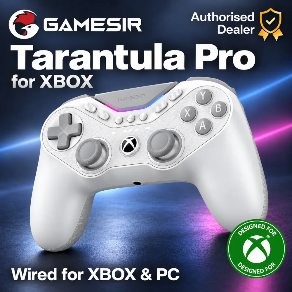 Gamesir Tarantula Pro für Xbox Kabelgebundener E-Sports-Controller T3 Pro für Xbox PC TMR-Sticks Dual-Modus-Trigger 1000 Hz Abfragerate