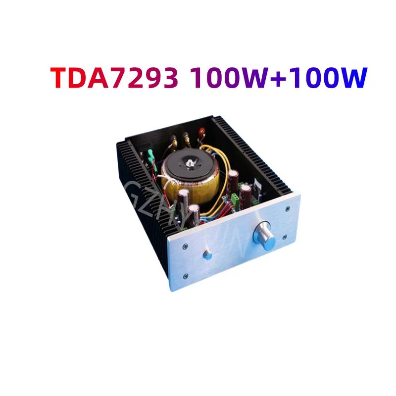 

The Latest TDA7293 Ultra-large heat dissipation dual 100W high-power professional fever amplifier/home HIFI