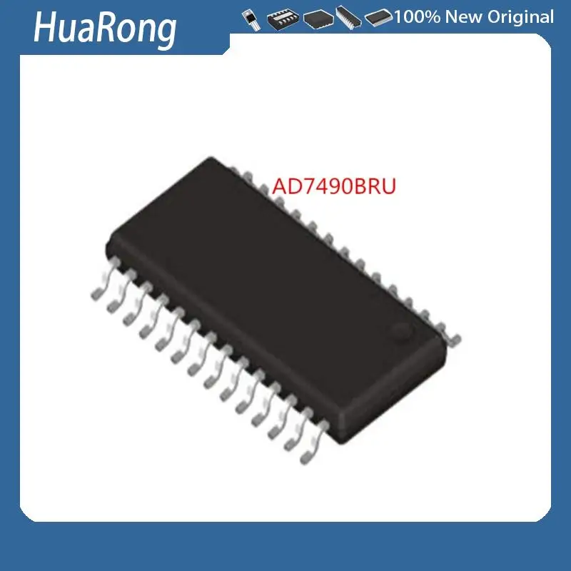 2 PÇS/LOTE AD7490 AD7490BRU AD7490BRUZ AD7490B TSSOP28