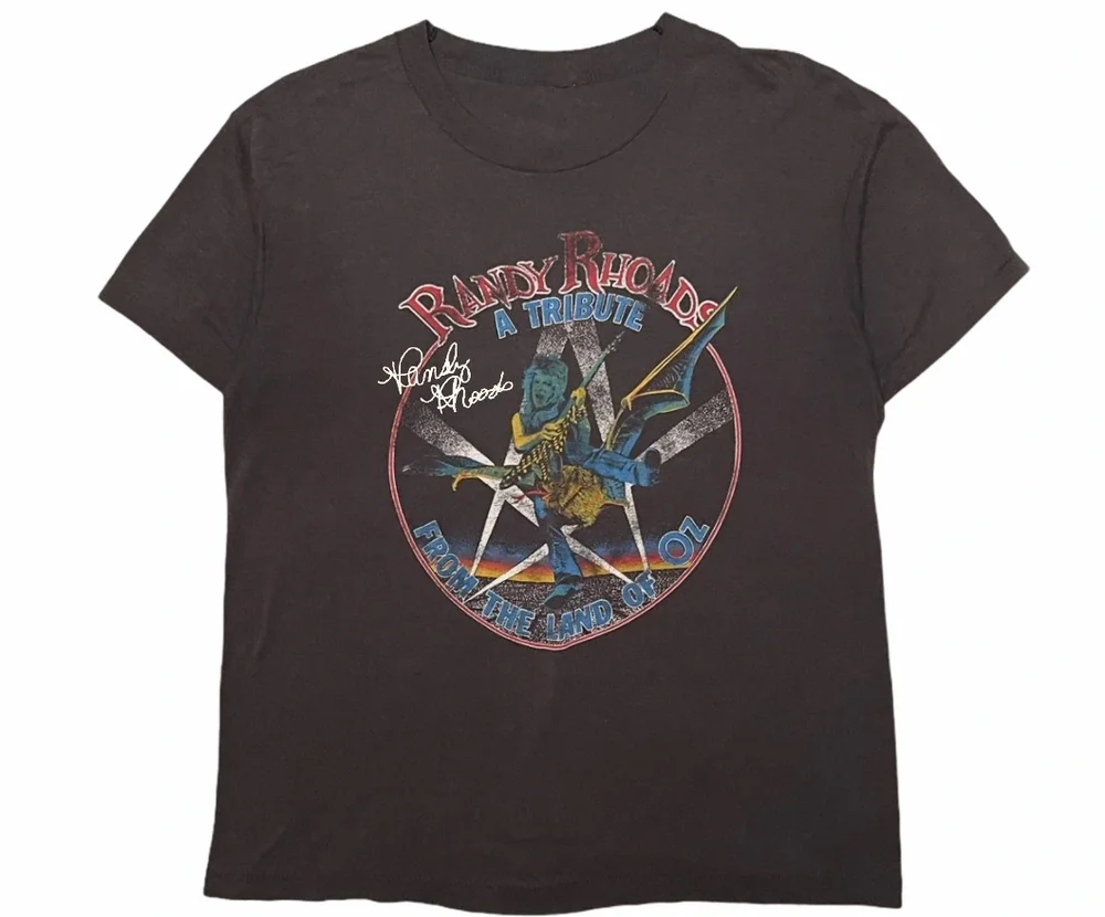 A Tribute From The Land Of Randy Rhoads Shirt Vintage Black Unisex S-4XL CC493