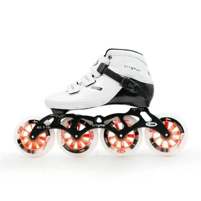 Carbon Fiber Smooth Surface CITYRUN Vulcan Adults Inline Speed Skates for Daily Street Road Track Race Skating Rolling EU 33 45