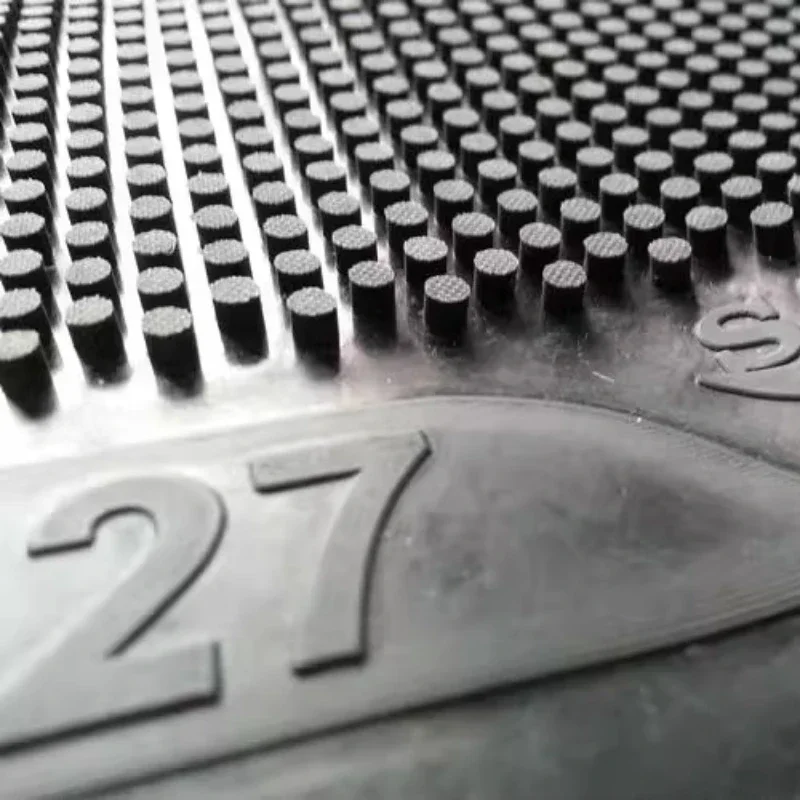 SAVIGA27 Lembaran Karet Tenis Meja dengan Spons 0.5/0.8/1.0/1.2/1.5Mm Jerawat Panjang OX Partikel Kecil Serangan Cepat Disetujui ITTF