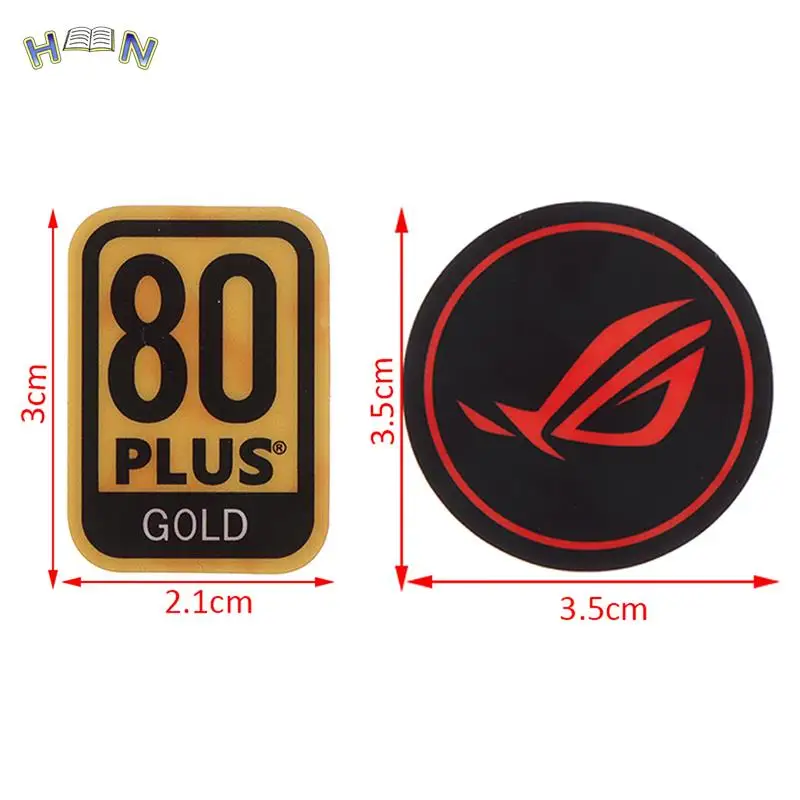 Power Supply 80plus Certification Computer Host Fan Sticker Exhaust Fans Label Chassis Fan Stickers Graphics Card Fans Sticker