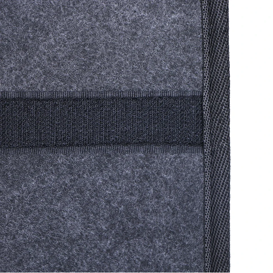 منظم صندوق السيارة صندوق تخزين ناعم من اللباد حقيبة تخزين السيارة أداة تخزين صندوق السيارة المضادة للانزلاق ملحقات منظم السيارة الداخلي #5