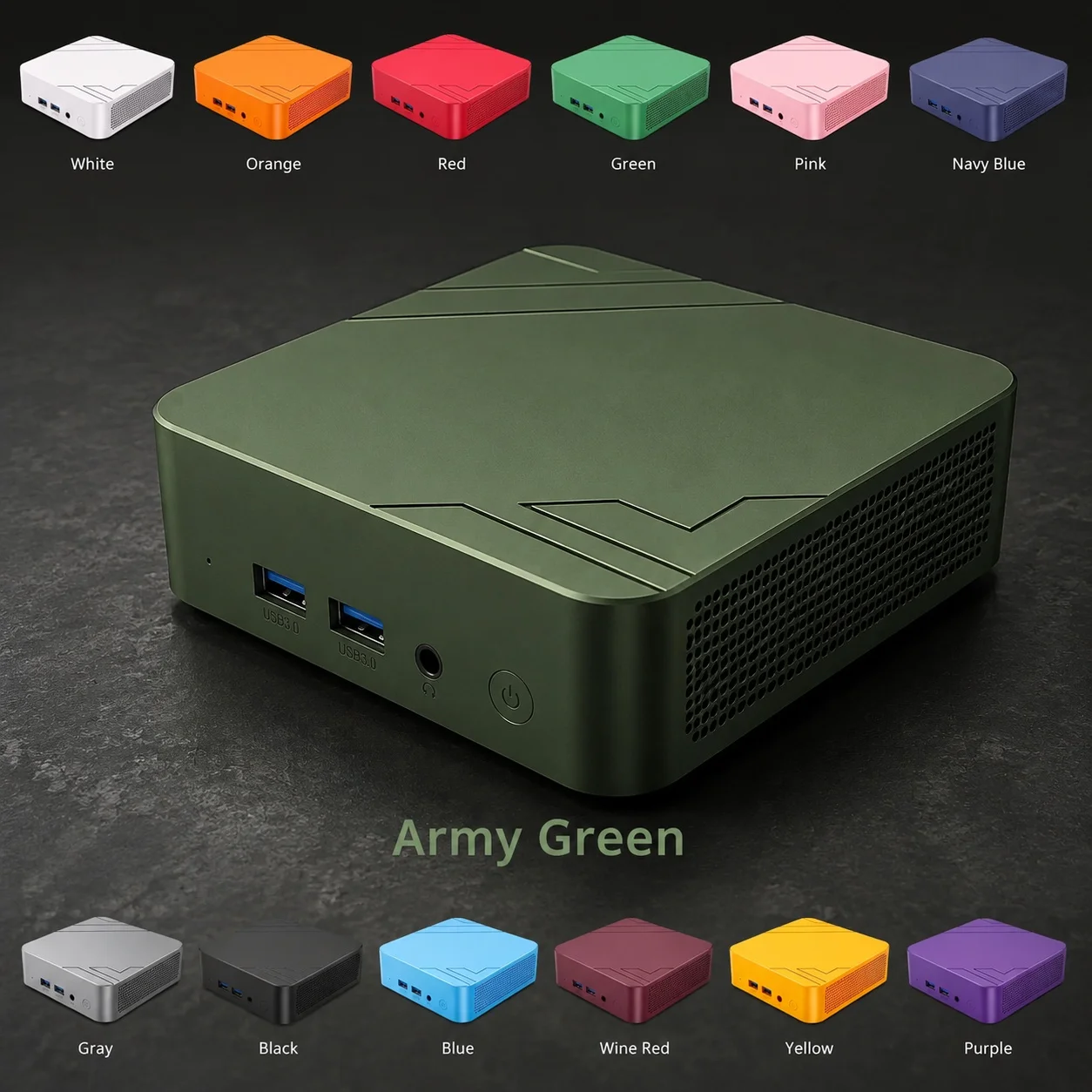 MINI PC Intel N150 Windows 11 Robust Gaming PC 16GB RAM 1TB 2TB SSD Mini PC Computer Office Gamer Wifi6 BT5.2 Desktop