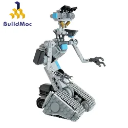 Buildmoc No.5 Robots Number Johnny Five Figures Robot MOC Set Building Blocks Kits Toys for Children Kids Gifts Toy 369PCS Brick