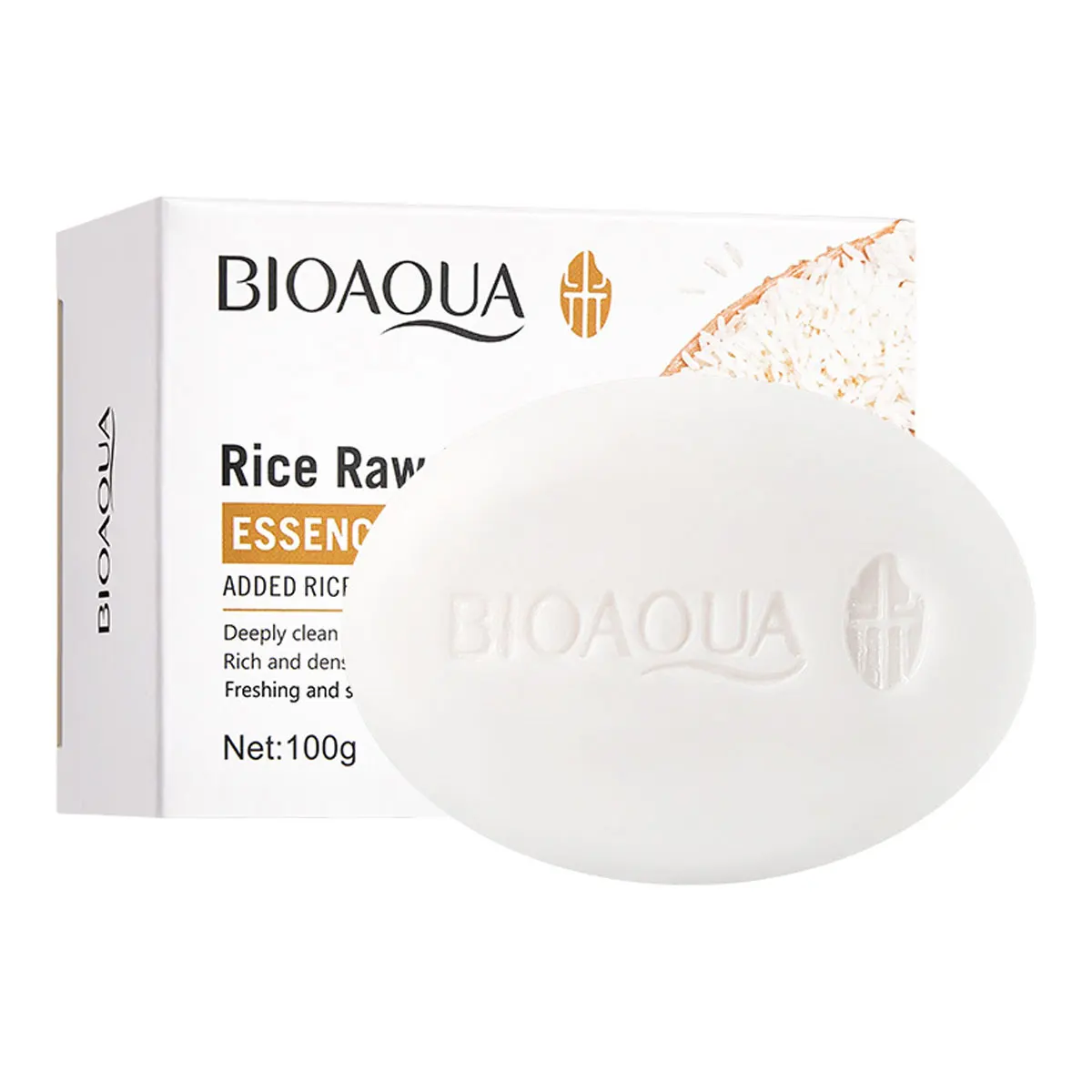 صابون الأرز الأصلي للتنظيف العميق، ترطيب مغذي لتنظيف الوجه، صابون منعش للتحكم في الزيوت، غسول الوجه، صابون اليد #6