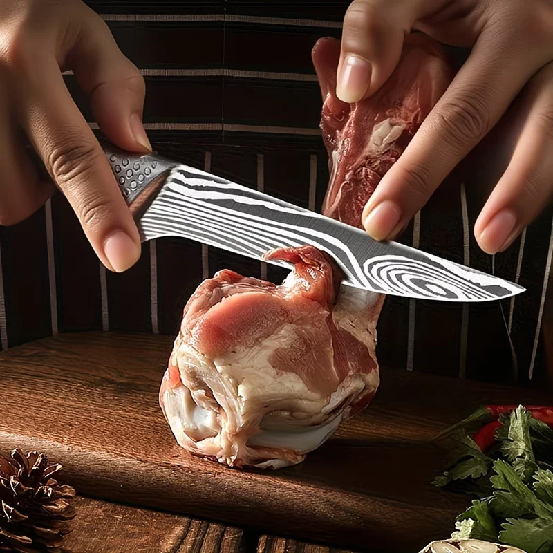 Boning Knife High-quality Stainless steel Bone-cutting knife sharp special cutting and peeling knife for pigs cattle and sheep