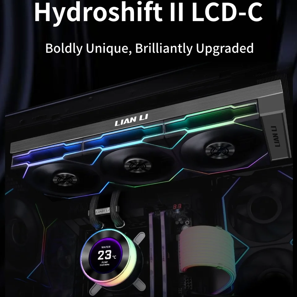 LianLi HydroShift II LCD-C 360TLL AIO CPU Cooling , Including a LianLi HydroShift II LCD-C 360TLL AIO CPU Cooling , Including a