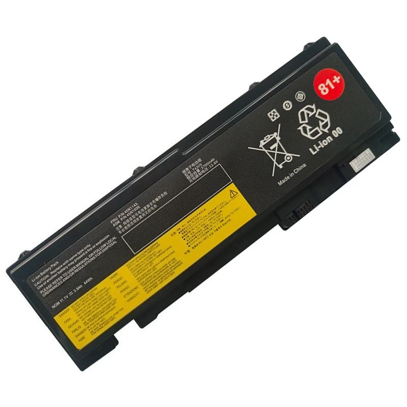 بطارية كمبيوتر محمول جديدة T430S 11.1V 3900mAh لسلسلة Lenovo ThinkPad T420S T420SI T430SI متوافقة: 45N1037 45N1038 45N1039