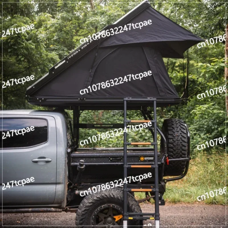 Aluminum alloy roof tent triangular camping Wrangler off-road self-driving car tent