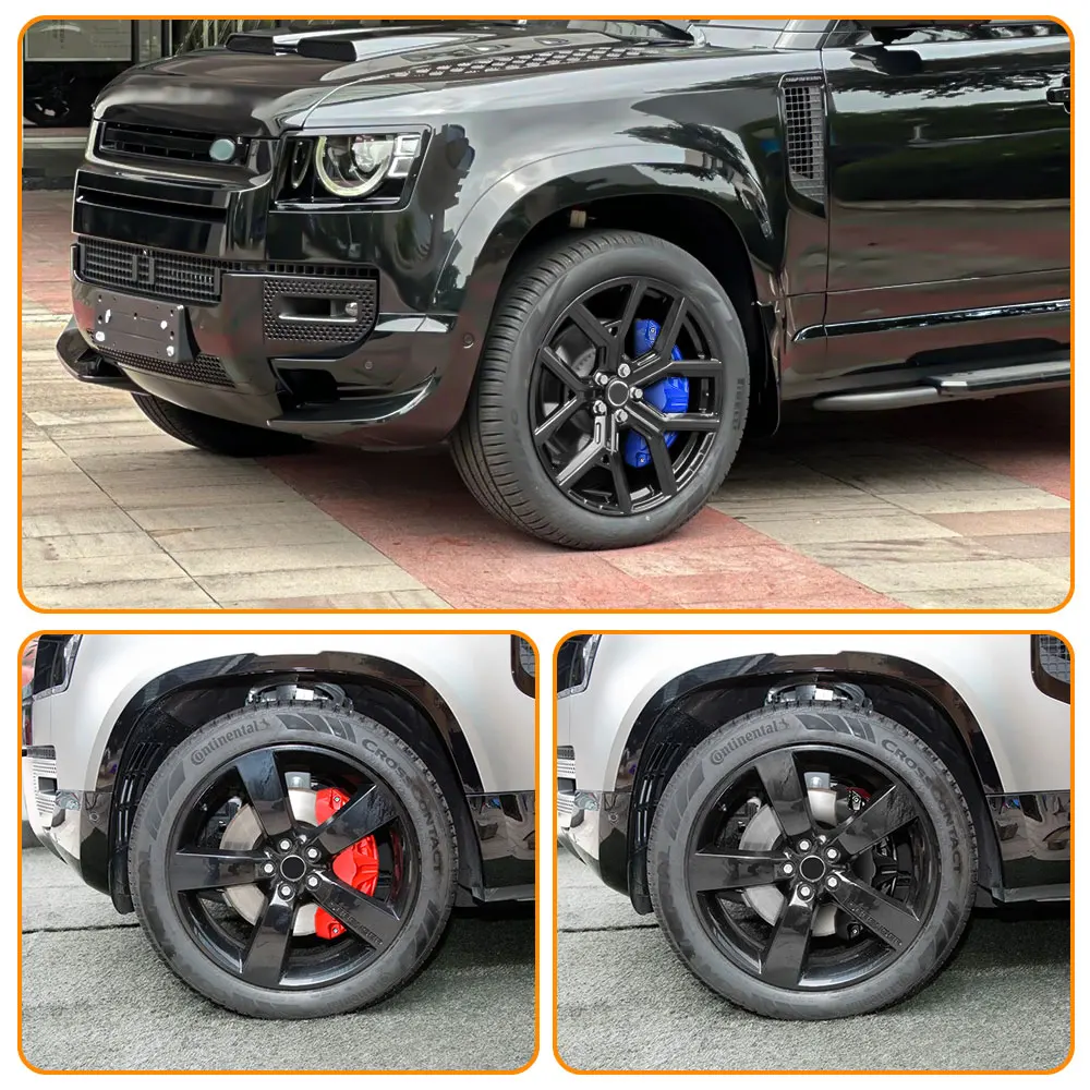 

Car Brake Caliper Decor Cover Styling Caliper Trim Shell Aluminum Alloy Accessories For Land Rover Defender 90 110 130 2020-2026