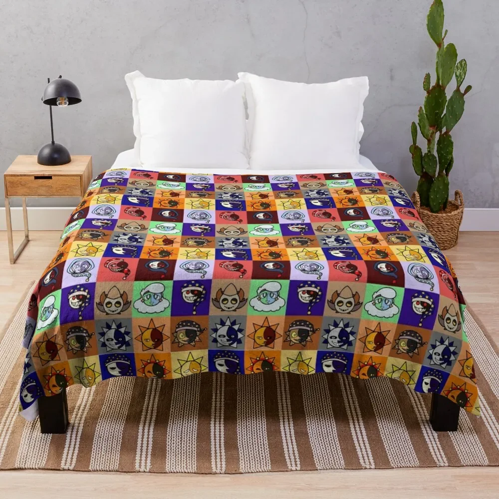 

Sun and Moon Show Gang Throw Blanket decorative Moving heavy to sleep Stuffeds Blankets