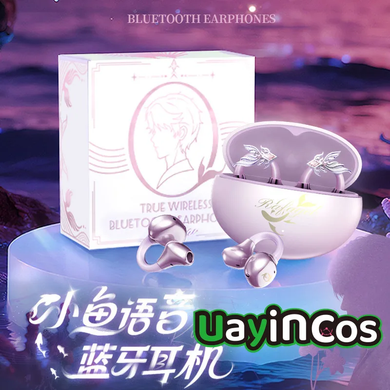 

В наличии: Наушники-клипсы Bluetooth с костной проводимостью Love and Deepspace Rafayel, Bluetooth-гарнитура, серьги-подвески «Русалка» A