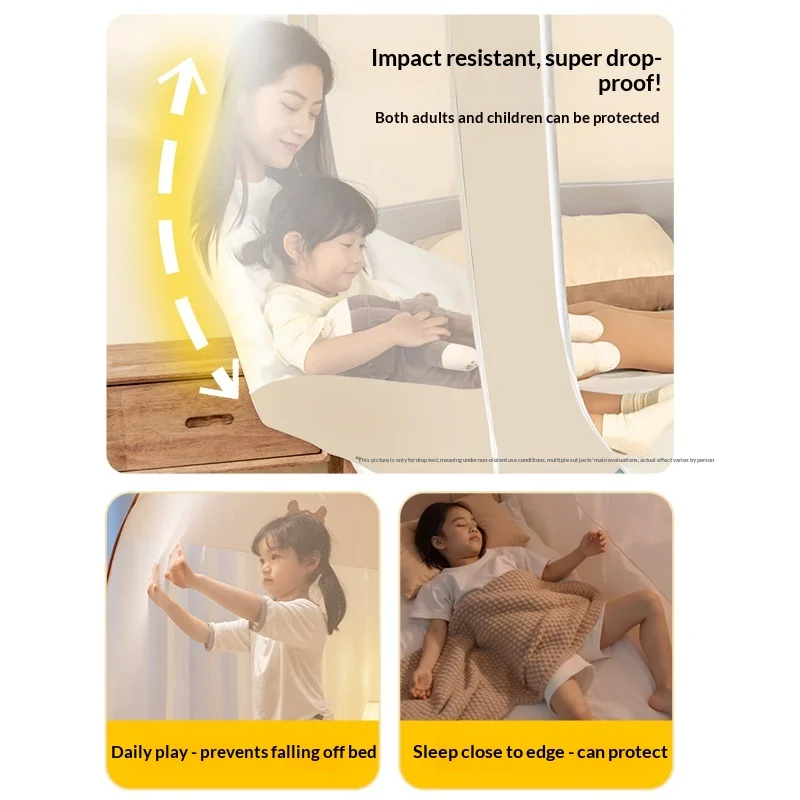 Summer Full-face Yurt Mosquito Net Encrypted Mesh Breathable Anti-mosquito Bed Tent Large Space Full-bottom Foldable Bed Canopy