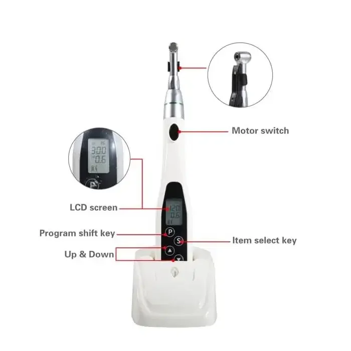 Apparecchiatura per canali radicolari Wireless diretta in fabbrica Y-smart 16:1 endomotore con Led per trattamento endodontico