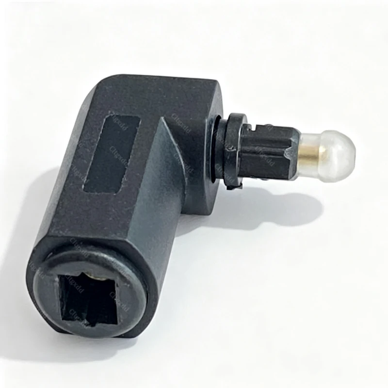 360 ° Drehbarer Toslink Optischer Audio-Adapter SPDIF Quadratische Buchse zu Mini 3,5mm Stecker Glasfaser-Verbinder für TV-Soundbar-Verstärker – Detail 3
