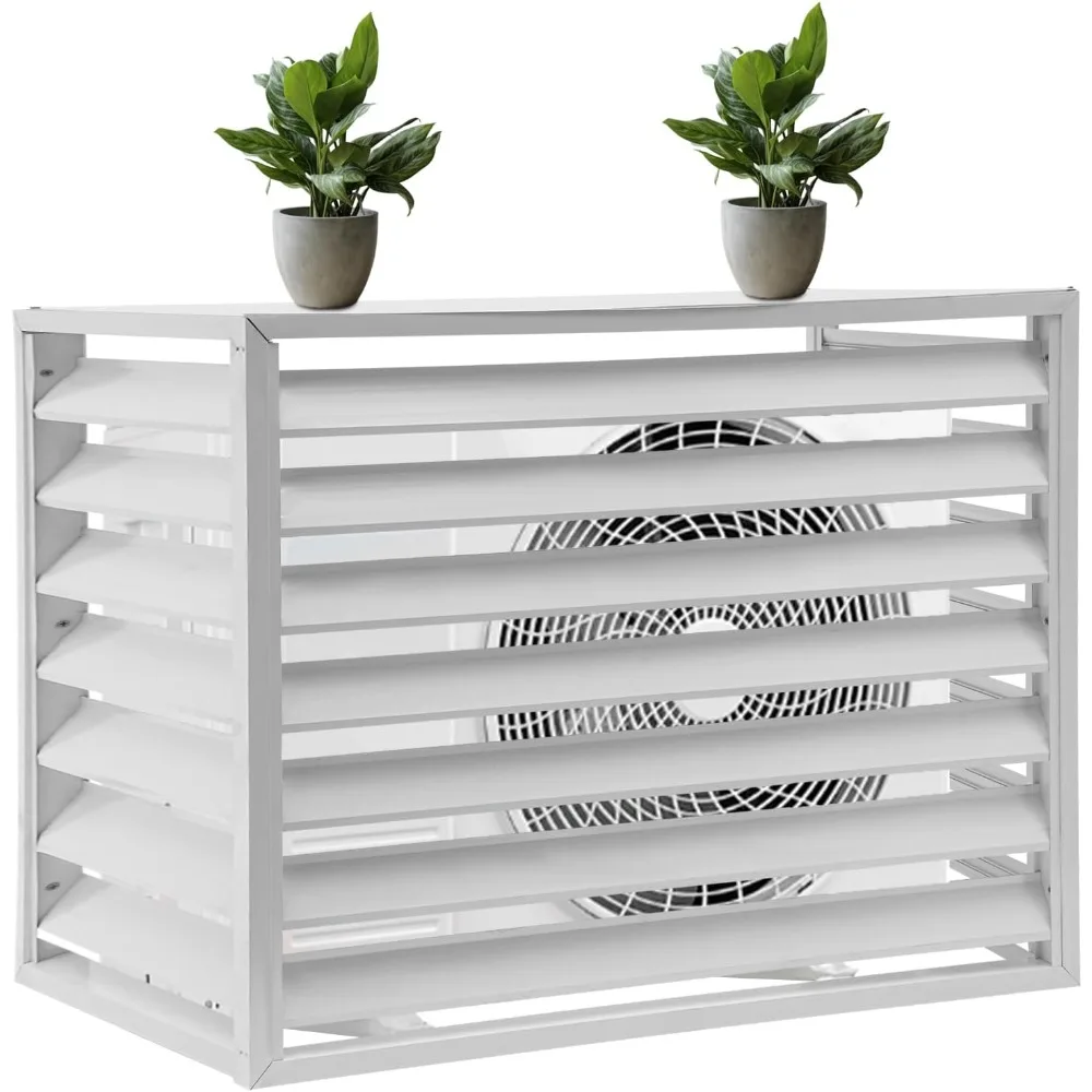 Recinzione Condizionatore d'aria esterno Recinzione privacy 2-3P Consumo energetico Copertura recinzione metallica Aria condizionata in lega di alluminio