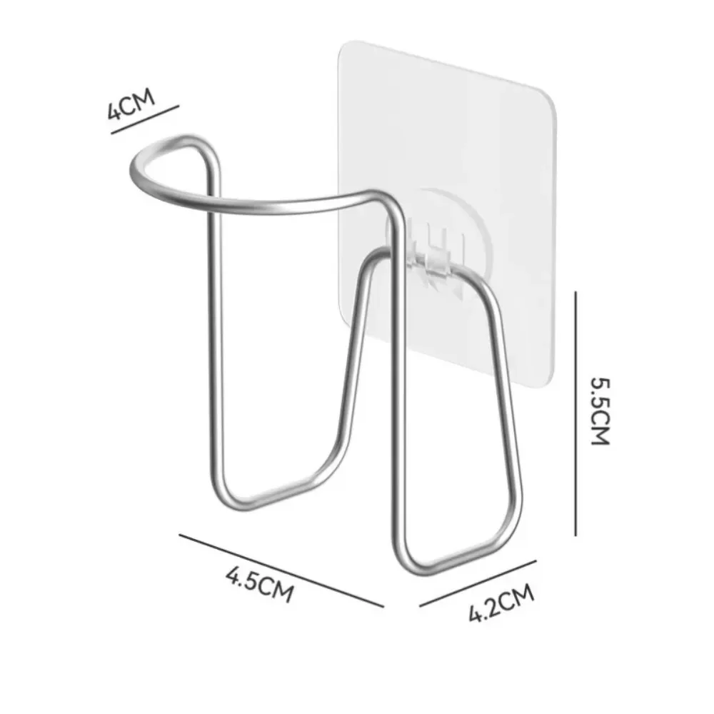 1/2/4Pcs Water Cup Storage Holder Punch Free Wall Mounted Stainless Steel for Kitchen Disposable Paper Cup Storage Rack New