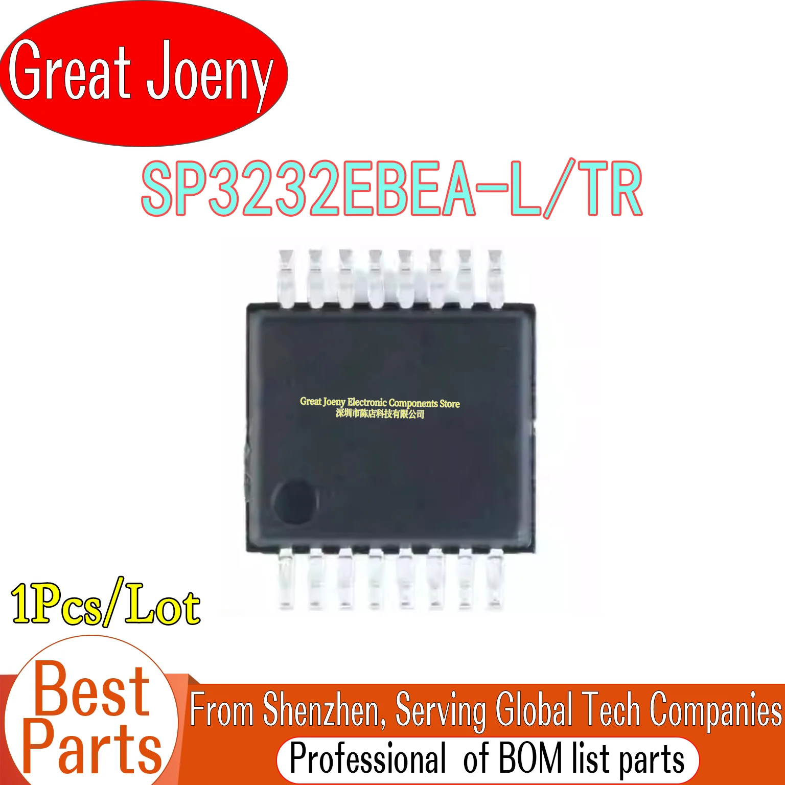 

100% New Original SP3232EBEA-L/TR 3232EBEA IC Chipset SSOP-16