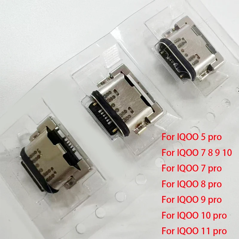 

For VIVO IQOO 7 8 9 10 / Pro / 5 11 Pro USB Connector Jack Socket Charging Port Dock Plug