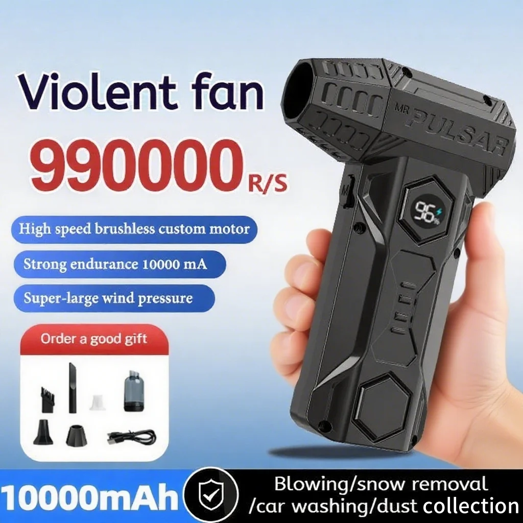 

Air Blower X11 Super Powerful 990000RPM Compressed Air Duster Electricity Consumption Display Air Vacuum Blower Jet Fan For Car