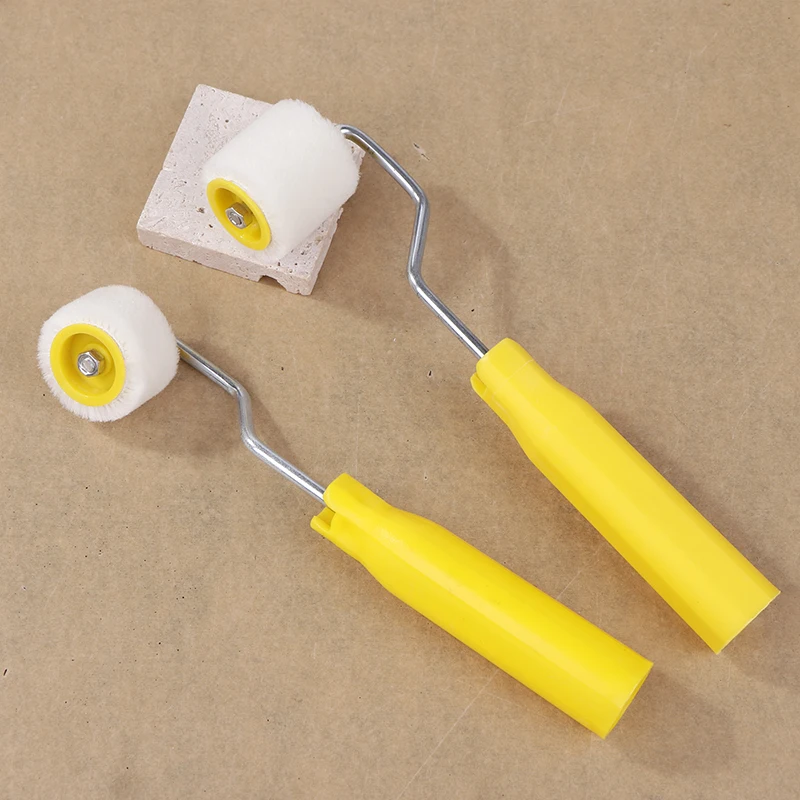2/3cm Mini Paint Rollers Door ＆ Ceiling Wool Brushes Extra Small Paint Touch Up Trim Edge Brush Roller Wall Repair Paint Brush