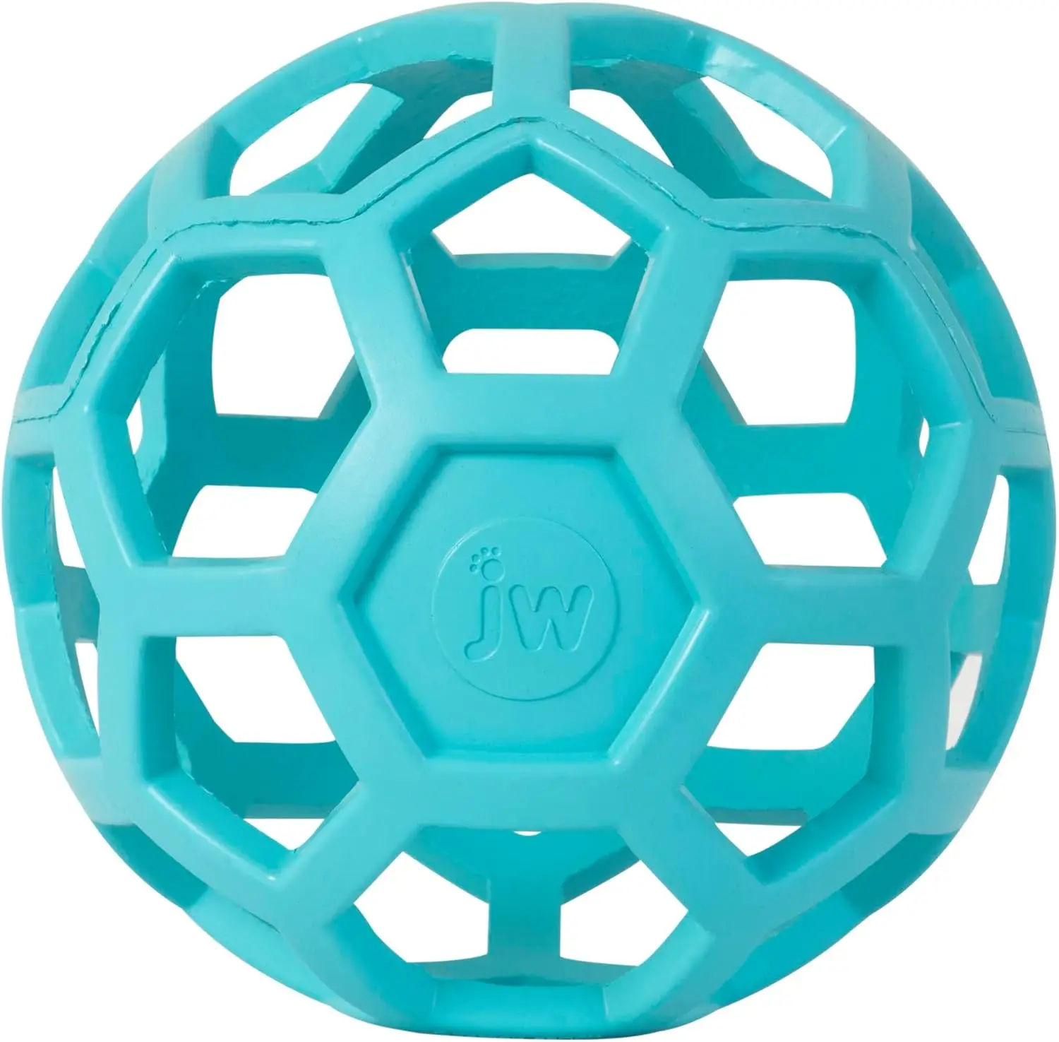 

Large Dog Puzzle Ball, Natural Rubber Toy for Mental Stimulation and Play, Blue 5.5 Inch
