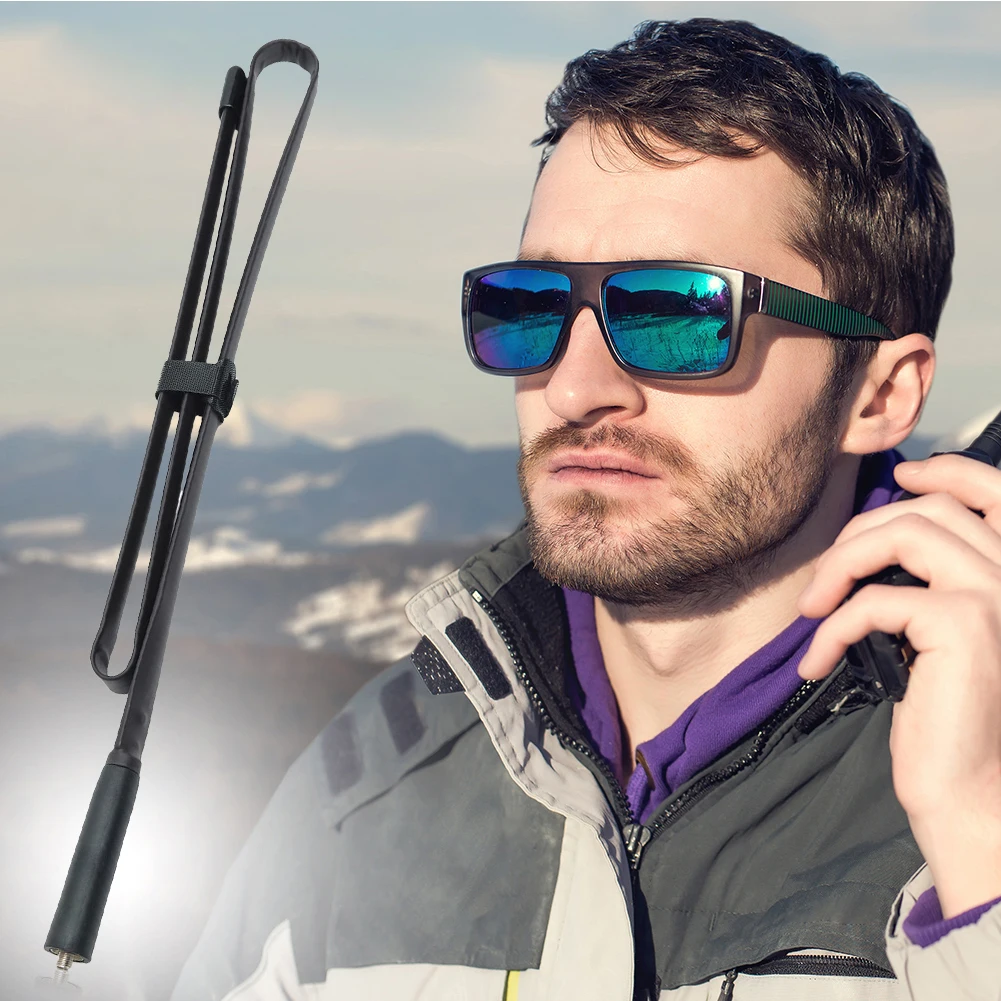 Складная тактическая антенна CS SMA, женская тактическая радиоантенна, двухдиапазонная для Baofeng UV 5R UV82 BF 888S Quansheng Radio