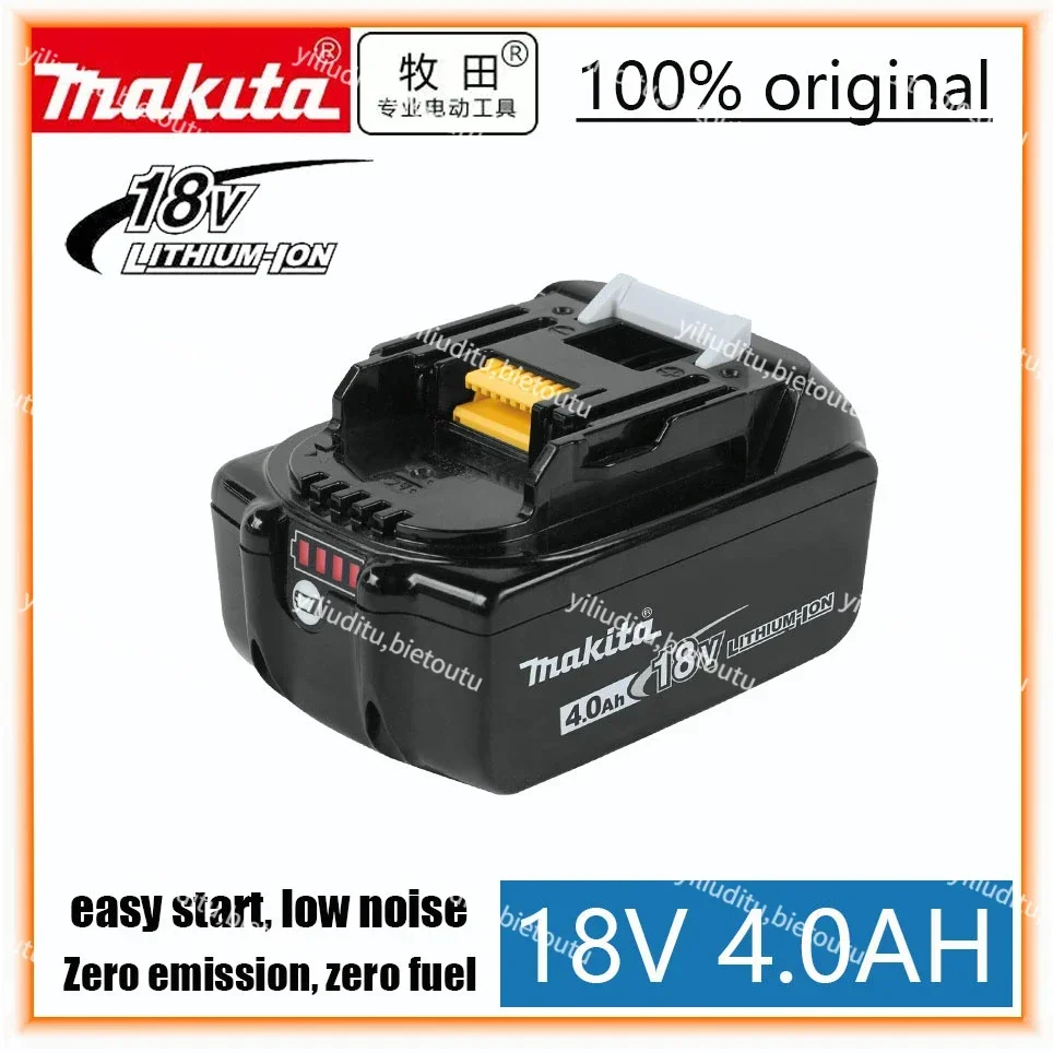 

18V 4.0Ah Makita Original With LED lithium ion replacement LXT BL1860B BL1860 BL1850 Makita rechargeable power tool battery 4000