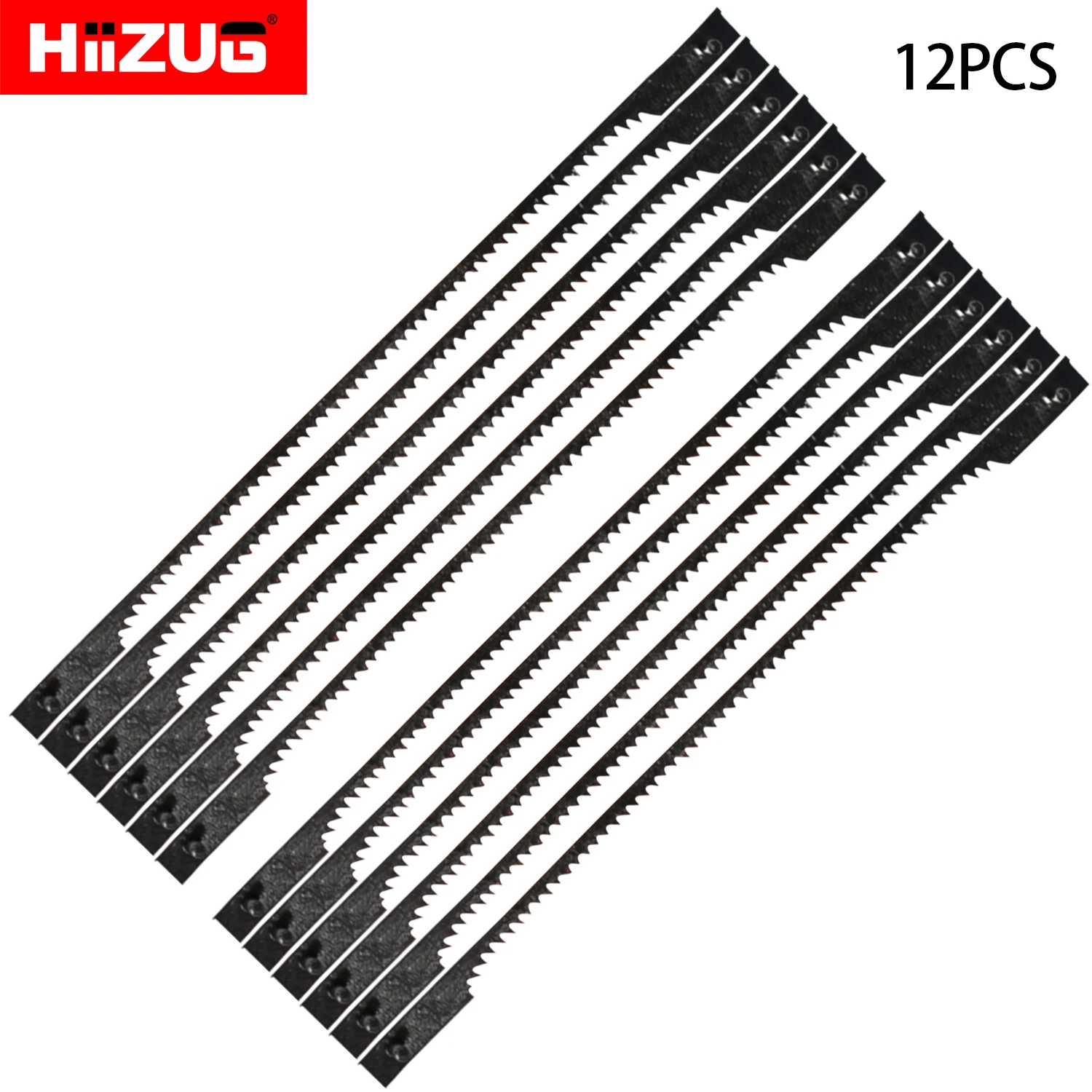 24 TPI 76mm/3 Inch Scroll Saw Blades Pin End 12pcs for Moto Jig Dremel 8029 8030 Delta Emco Lux and Jig Saws Woodturning Tools