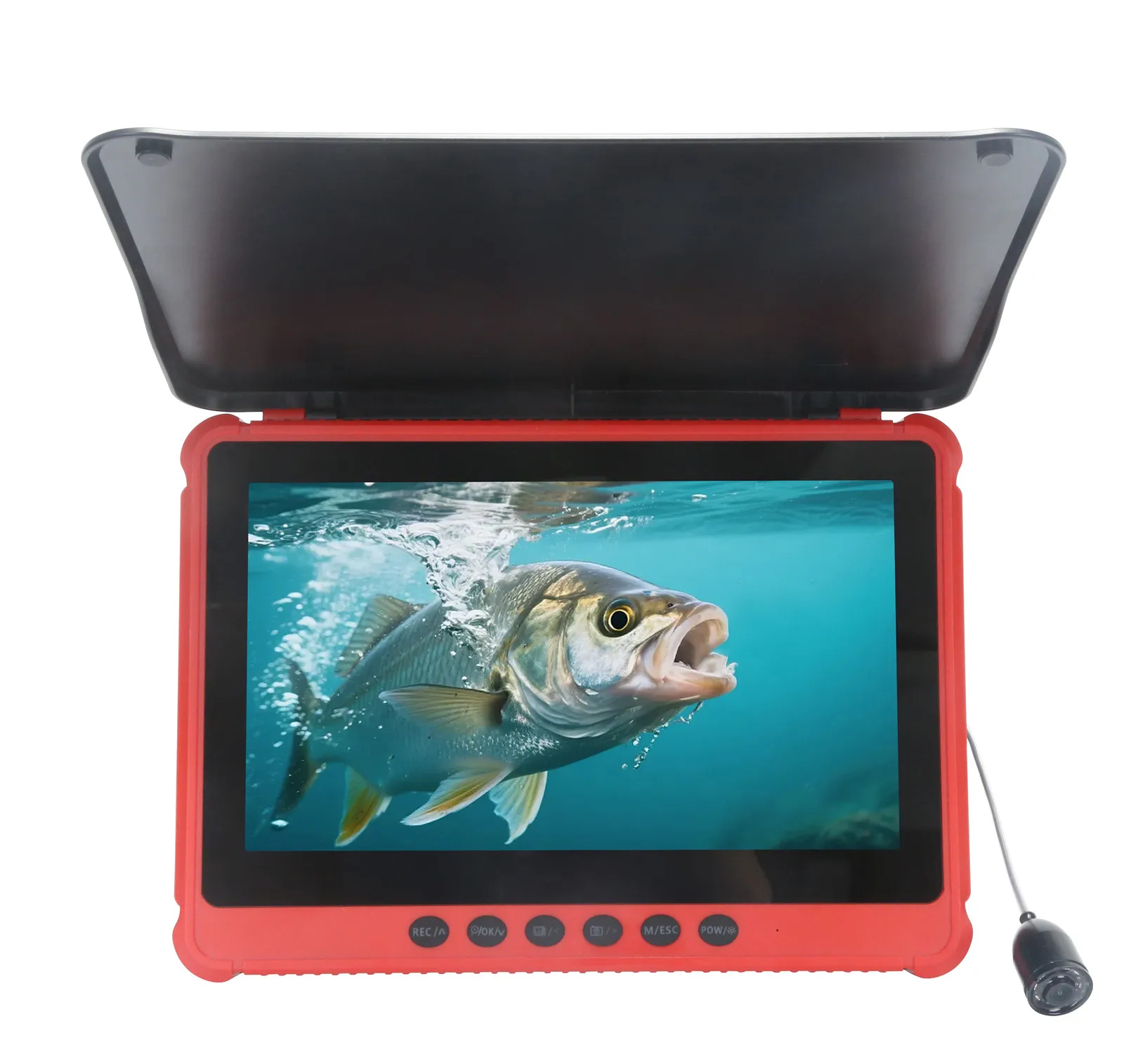 10 Inch 120Degree Wide Angle Underwater 15/30M Fishing Camera DVR Take Photo and Video Fish Finder