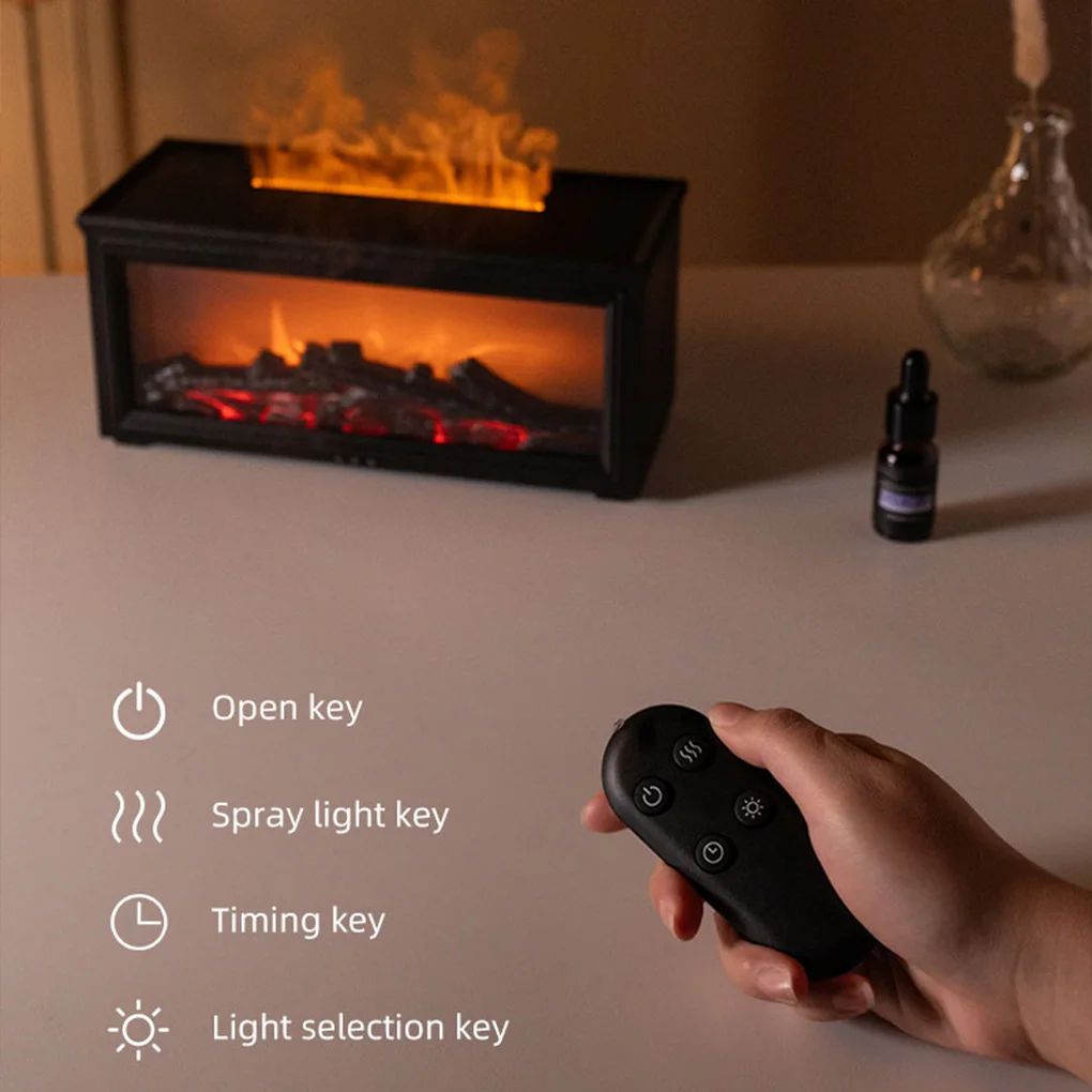 

Диффузор для камина с эфирным маслом, мини-пламя, увлажнитель для камина для ароматерапии, 7 цветов, диффузор для ароматерапевтического масла