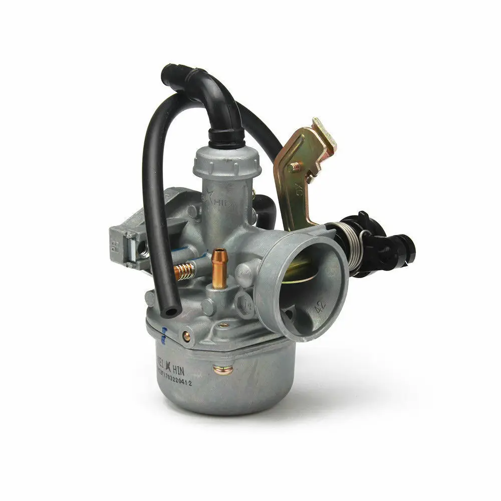 Motorcycle Carburetor PZ19 with Manual Choke for 50cc 70cc 90cc 110cc 125cc ATV Quad Dirt Bike Pit Bike for 4-Stroke Mini Engine